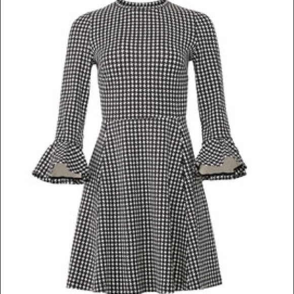 kate spade houndstooth ponte dress